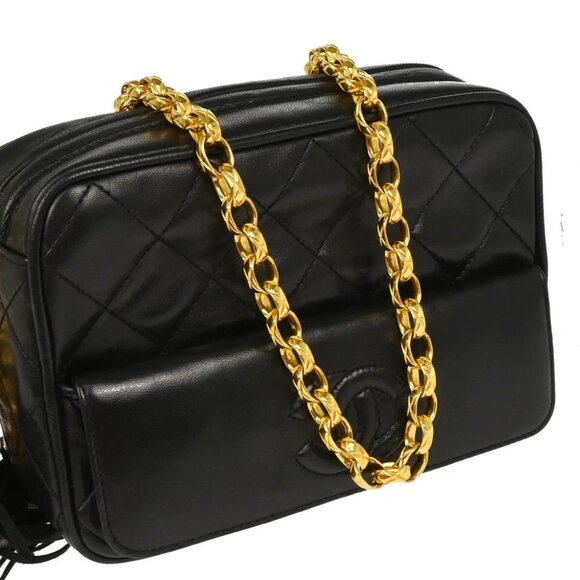Chanel Black Lambskin Camera Bag Mini - Picture 8 of 11